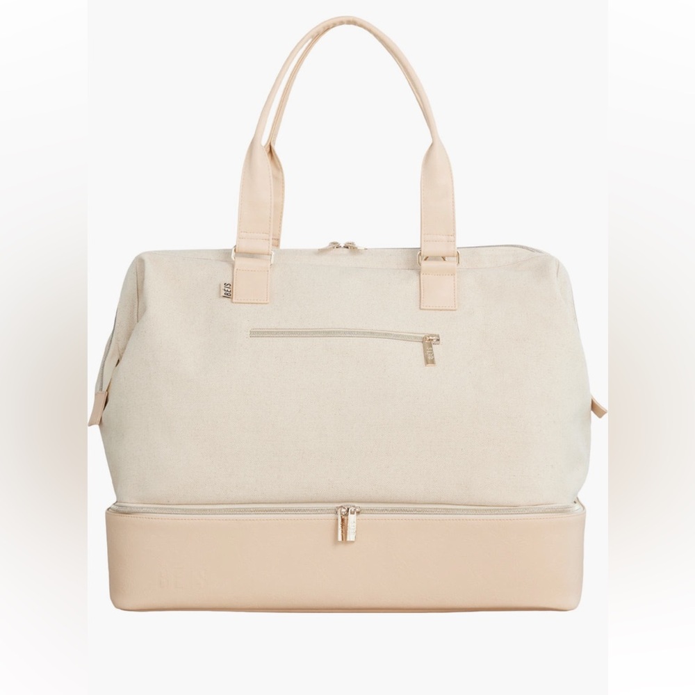 Beis The Weekend Travel Bag (in beige)